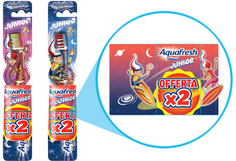 ’11 Aquafresh Flex Junior Etichetta BIS