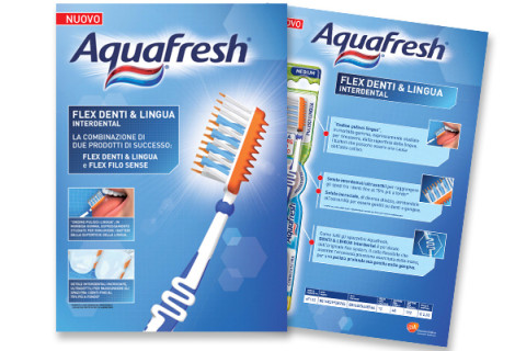 ’12 Aquafresh Denti e Lingua Folder