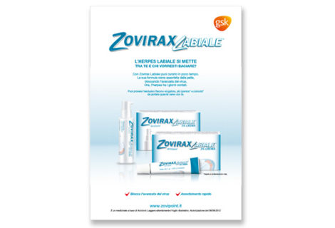 ’14 Zovirax Labiale, Pagina Pubblicitaria