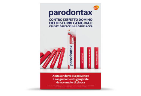 ’23 Parodontax “Domino” pagina pubblicitaria